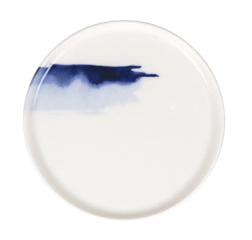 Plato Postre Hygge Marmara  16 Cm.