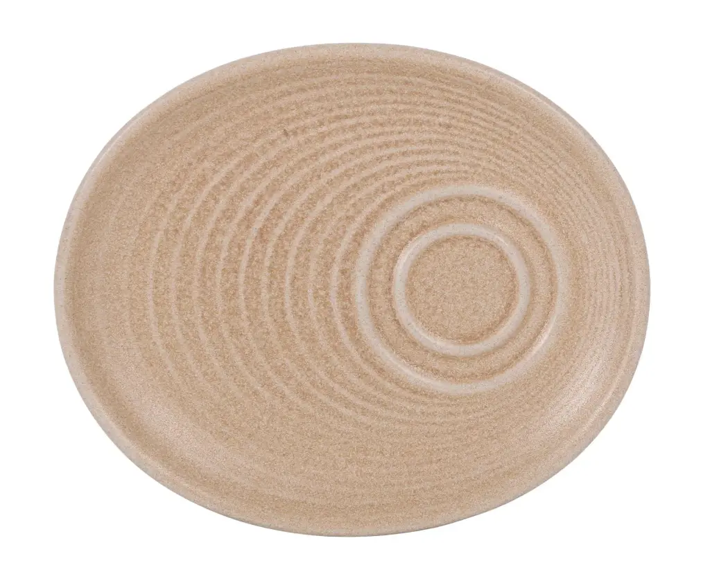 Plato moka / desayuno Ripple Mirage 20x16,5x2 cm