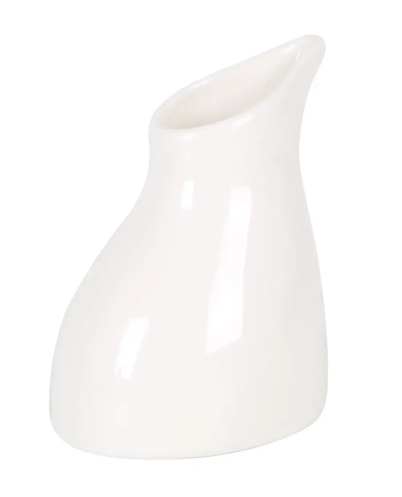 Jarra Neat blanca 8 cm
