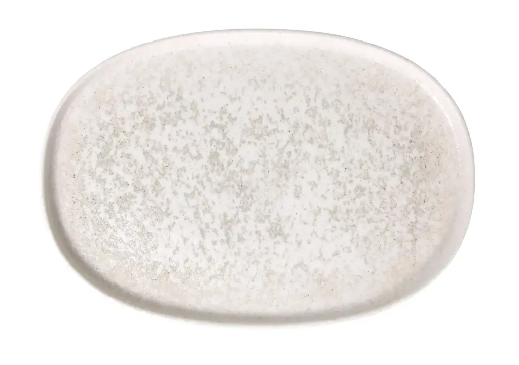 Fuente oval Hygge Sand 34x21 cm