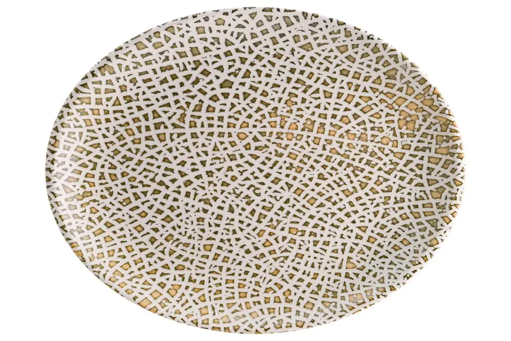 Fuente oval Taipan 36x28x3 cm