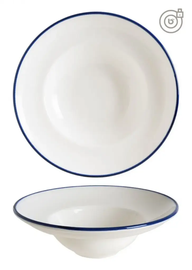 Plato pasta gourmet Topacio 23x7,5 cm