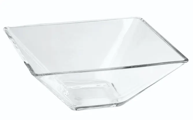 Ensaladera cristal Modi 25x25x10,5 cm