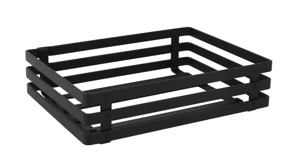 Cesta rectangular aluminio 20x15x5 cm