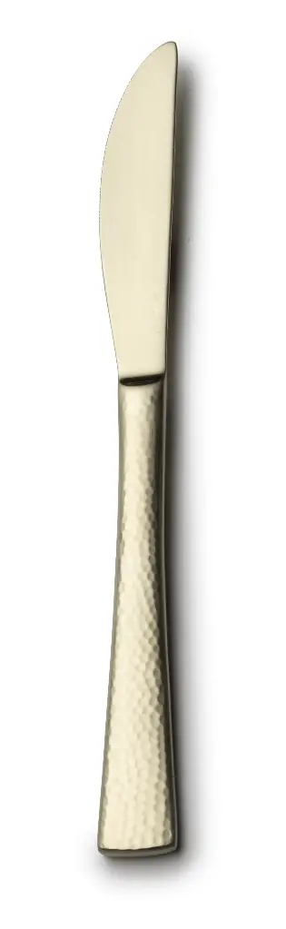 Cuchillo mesa Mercury mate champagne