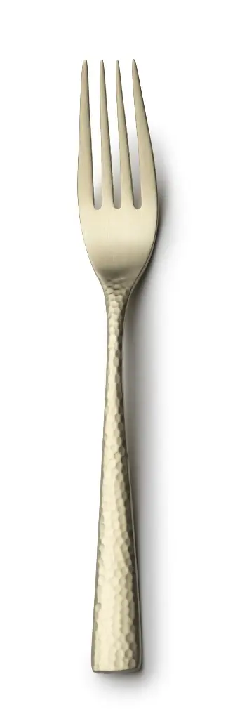 Tenedor mesa Mercury mate champagne