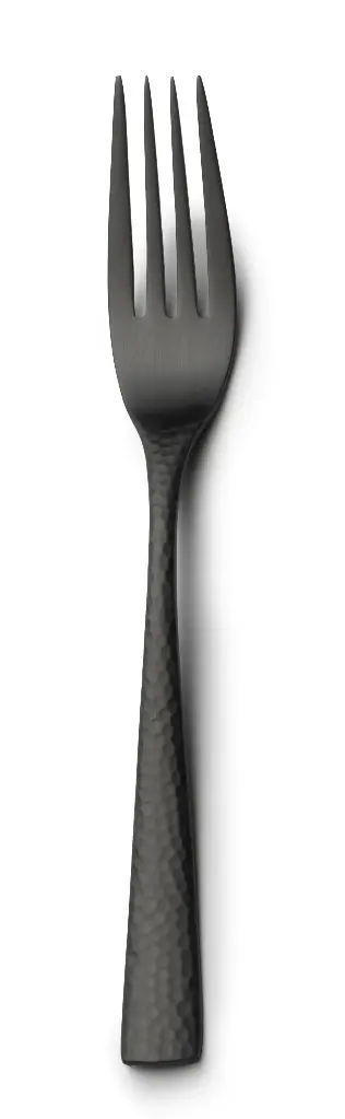 Tenedor postre Mercury mate negro