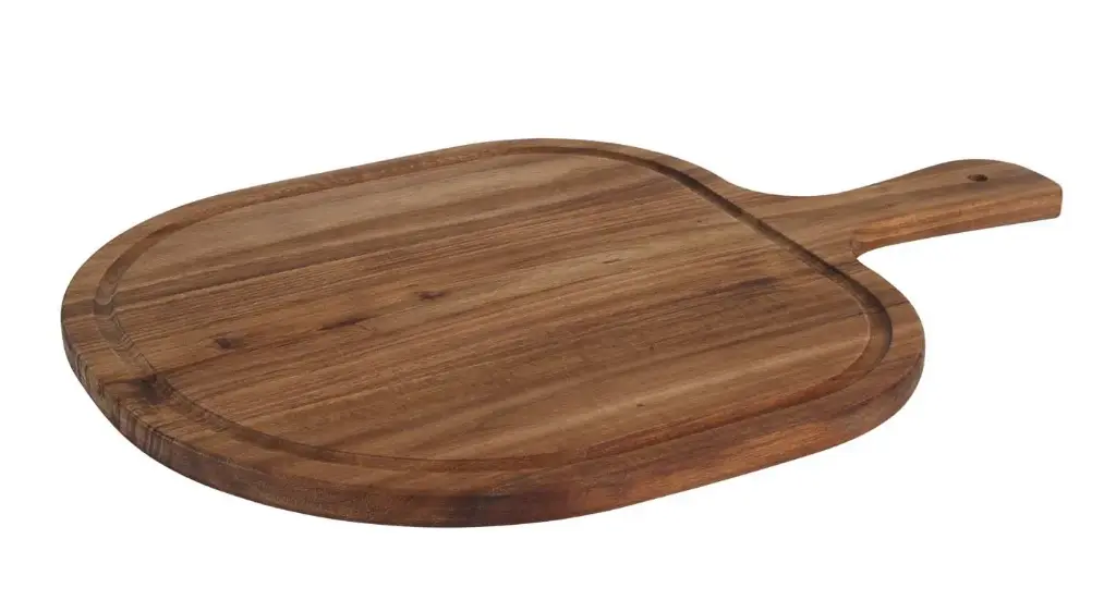 Tabla Madera Acacia C/Mango 44X30X1,5 Cm.