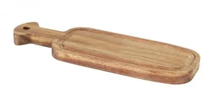 Tabla Madera Acacia C/Mango 8,5X25X1,5 Cm.