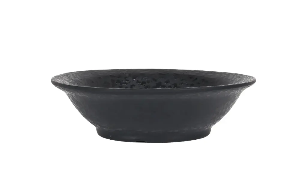 Bol Korio Arizona melamina negra 14 cm