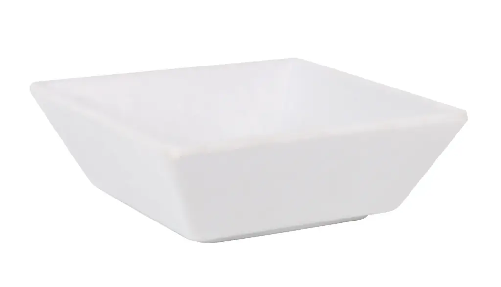 Bol Ming III melamina Basic blanco 10x10 cm