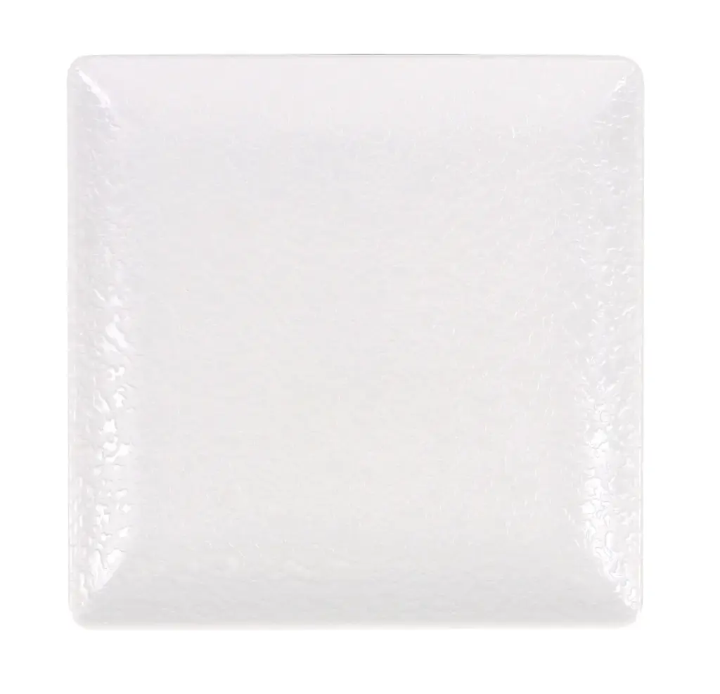 Plato pan Ming III melamina Arizona blanco 16x16 cm