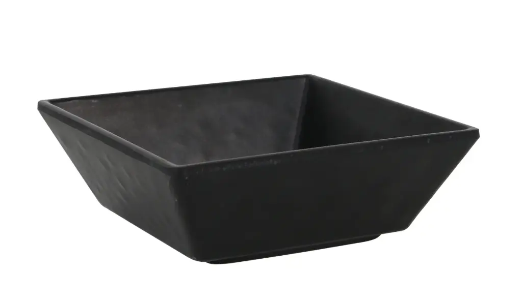 Bol Ming III melamina Basic negro 10x10 cm