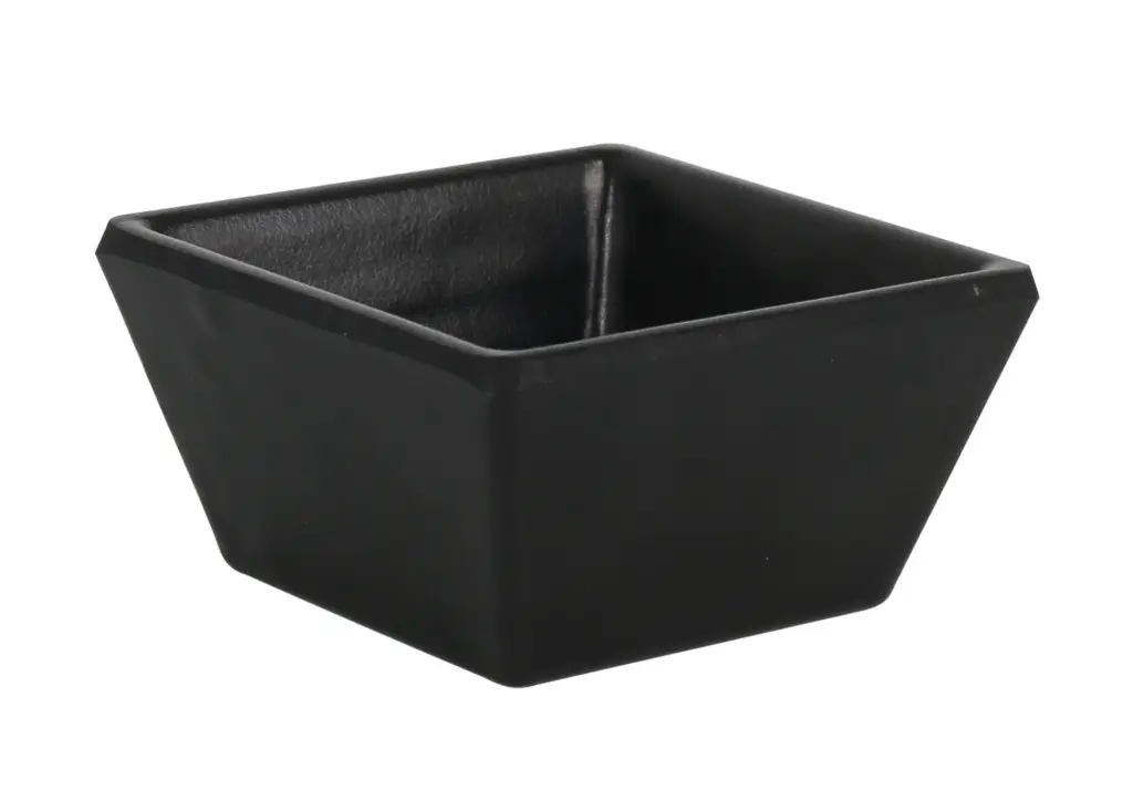 Bol Ming III melamina Basic negro 5,5x5,5x3 cm