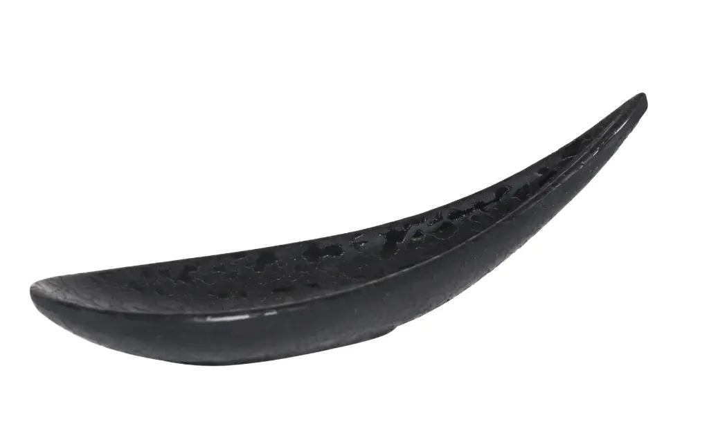 Cuchara degustación Veni Arizona melamina negra 15x5 cm