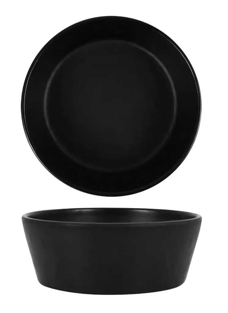 Bol Basic melamina negro 12,7 cm