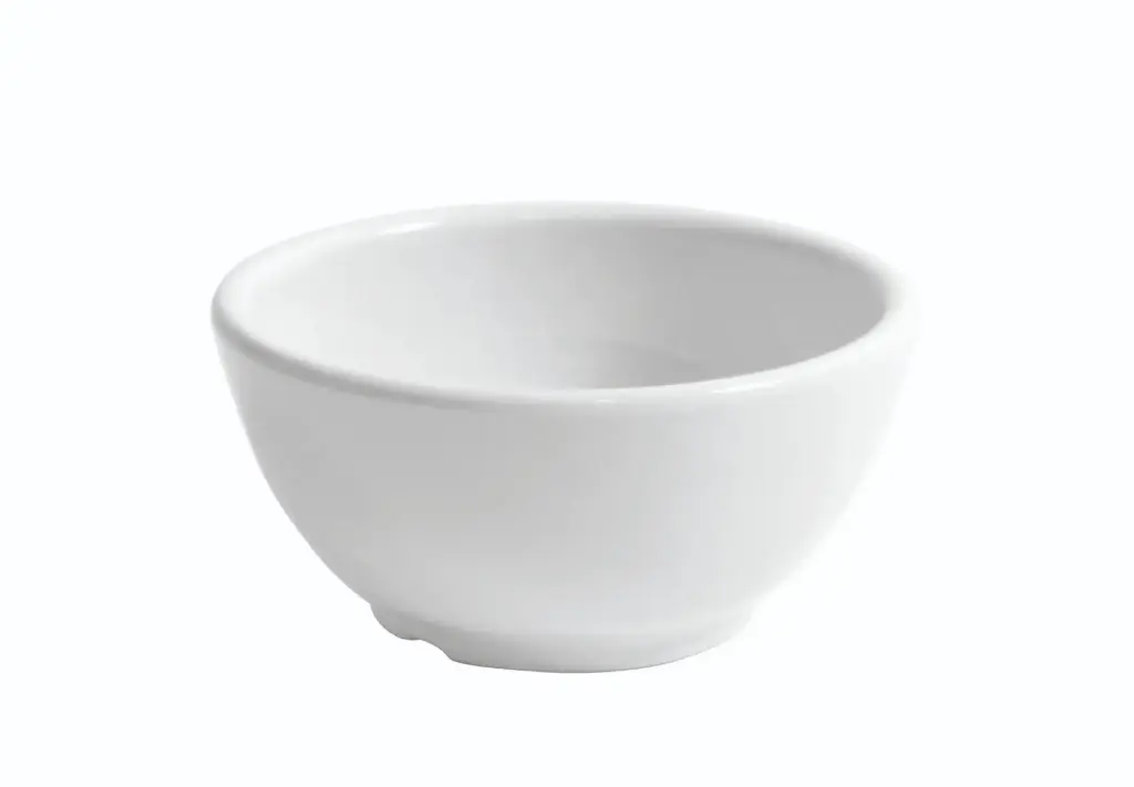 Bol redondo Nice blanco melamina 13,2x6,4 cm