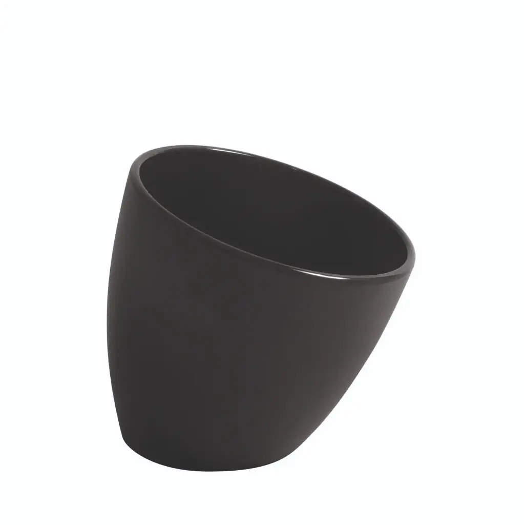 Bol Soho negro melamina 14x14 cm