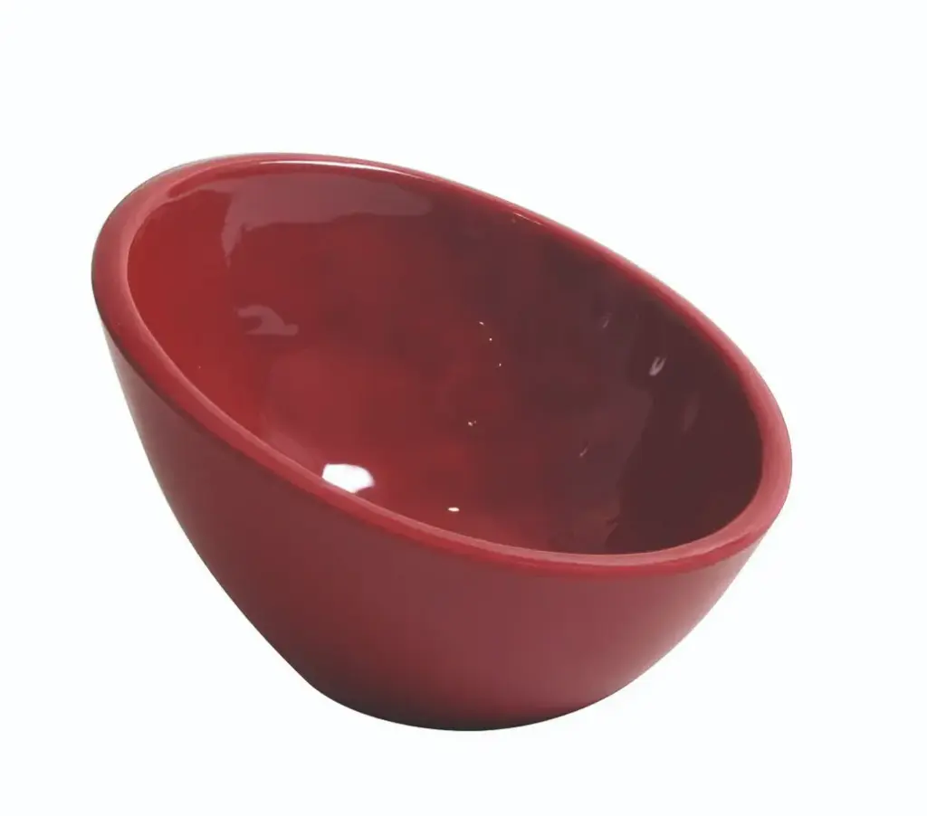 Bol Oval Mamba Rojo Melamina 10,6X10,2X6,8 Cm.