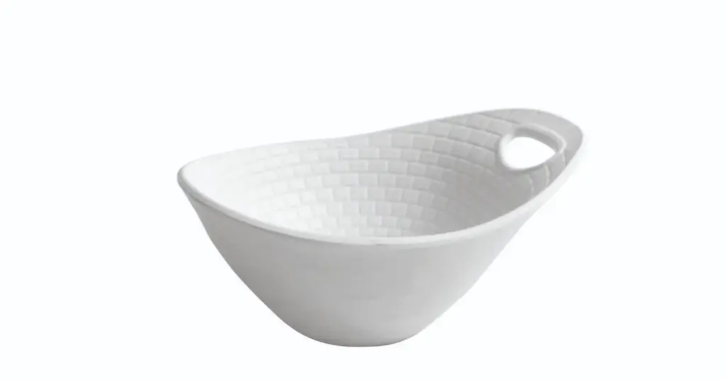 Bol Perpignan Blanco Melamina 12X10X6 Cm.
