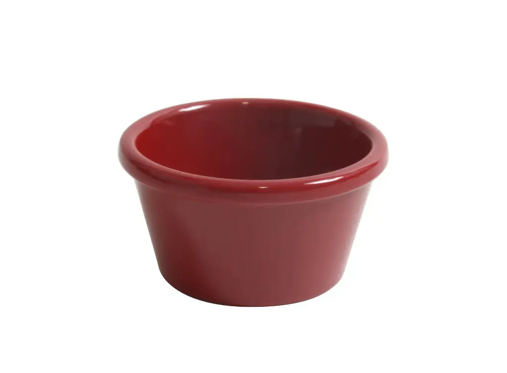 Ramequin rojo melamina 7,7x4,1 cm