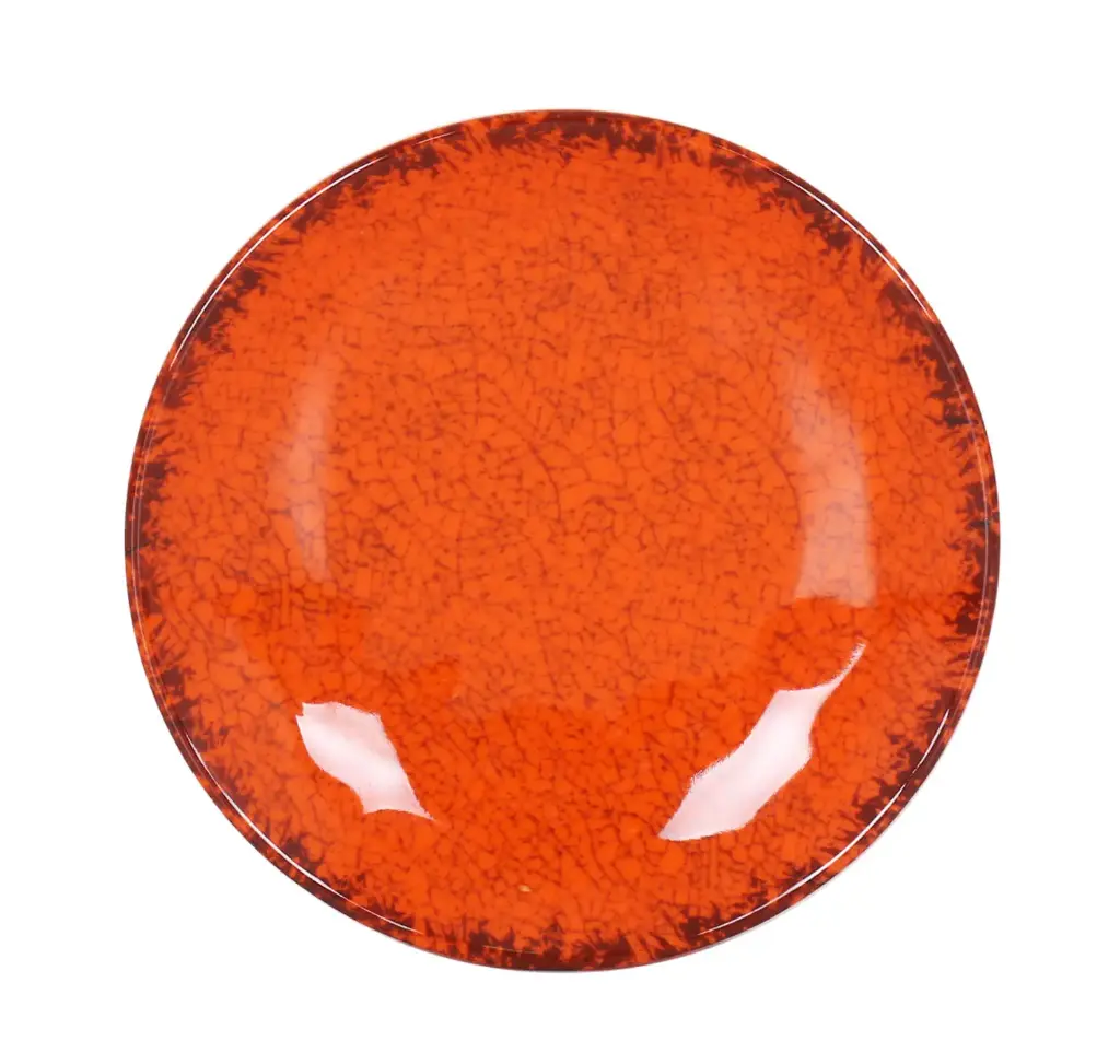 Plato pan guayaba naranja melamina 15,5x2,5 cm