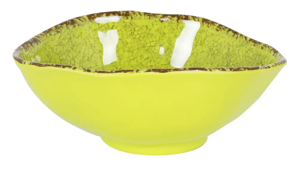 Ensaladera guayaba Pistacho melamina 20,5x17x8 cm