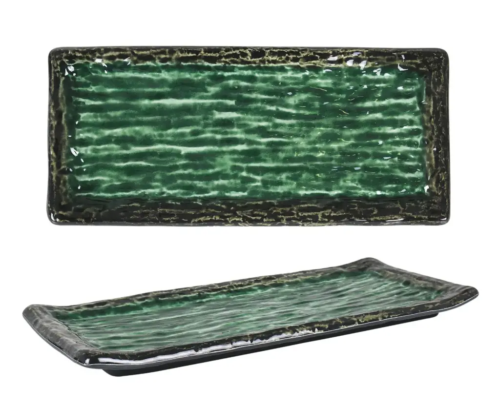 Fuente rectangular melamina Isora 38x17x3 cm