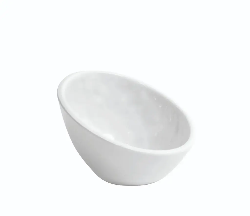 Bol oval Mamba blanco melamina 10,6x10,2x6,8 cm