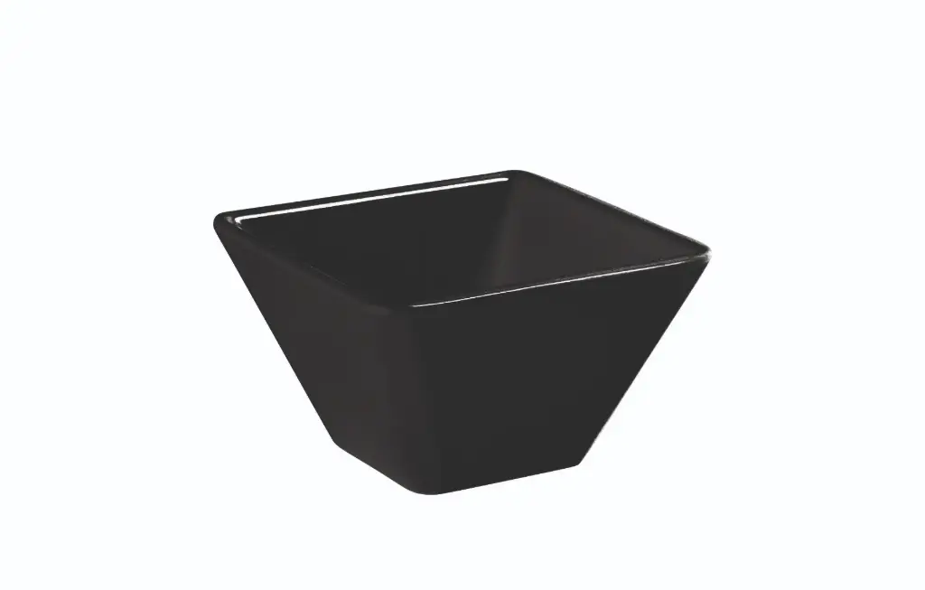 Bol Ming negro melamina 10x10x6 cm