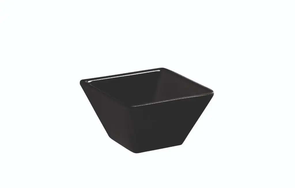 Bol Ming negro melamina 8x8x4,5 cm