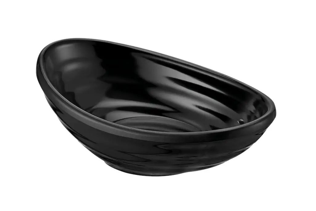 Bol Gondola negro melamina 10,5x6,3x3,3 cm / 7 cl