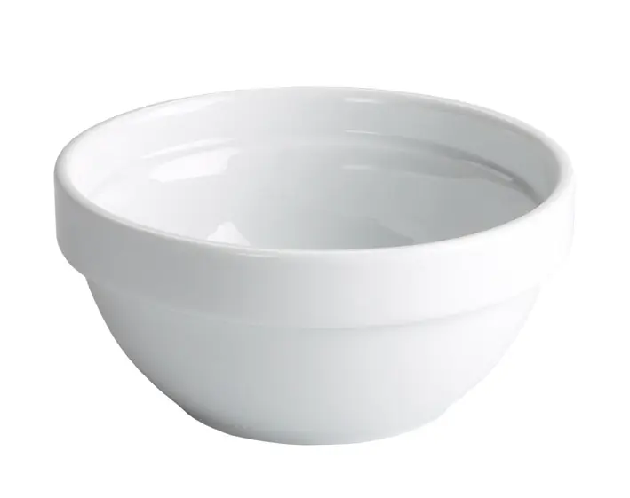 Bol cereales apilable porcelana 13x6 cm