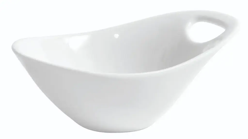 Bol Perpignan porcelana blanco 11,5x8x4,5 cm / 9 cl