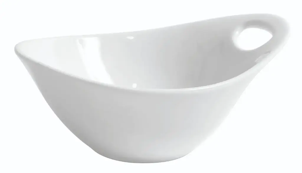 Bol Perpignan porcelana blanco 14,5x12x6,5 cm / 23 cl