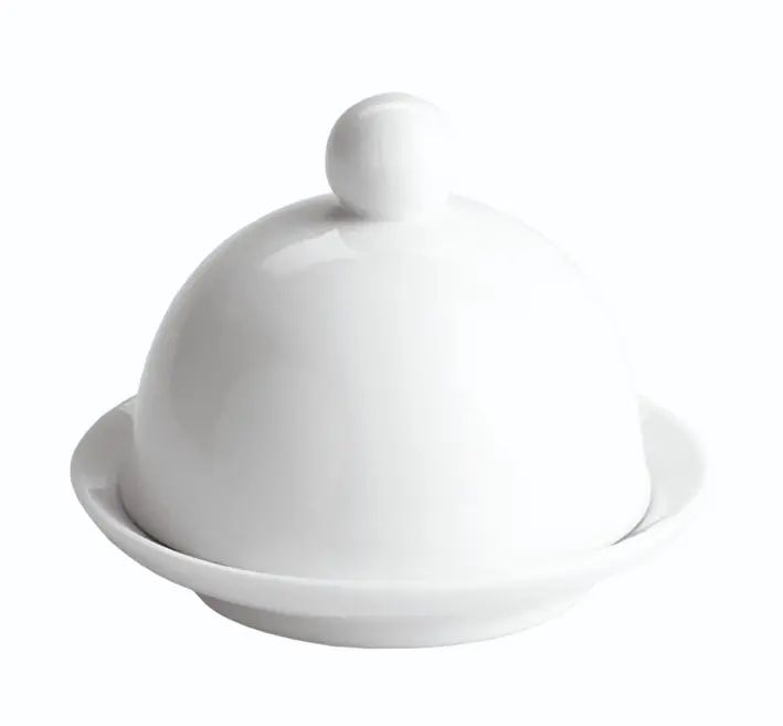 Mantequillera porcelana 9x7,5 cm
