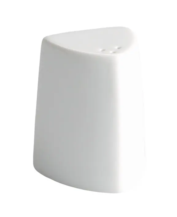 Salero triangular porcelana 6,5 cm