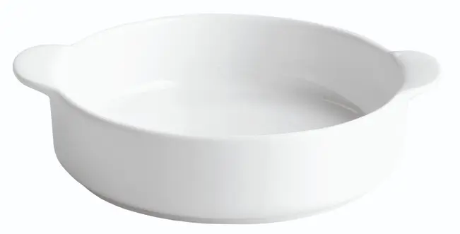 Cazuela porcelana con asas 13x11x3,5 cm