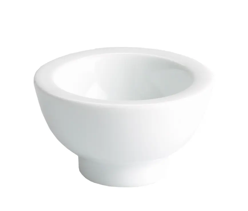 Bol degustación con pie de porcelana 6x3,5 cm / 2 cl