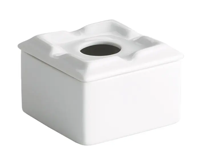 Cenicero agua Ming porcelana 9x9x6 cm