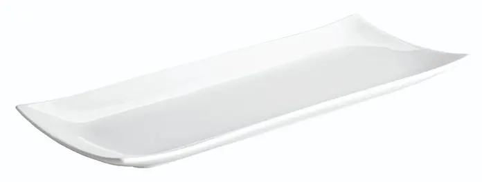 Fuente rectangular Dong porcelana 38x15x2,5 cm