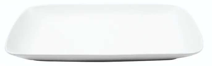 Fuente rectangular Kenia porcelana 19x13x2 cm