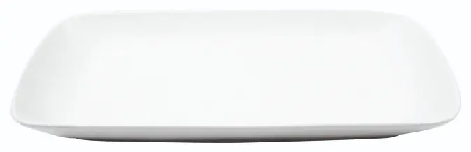 Fuente rectangular Kenia porcelana 14x10x1,5 cm