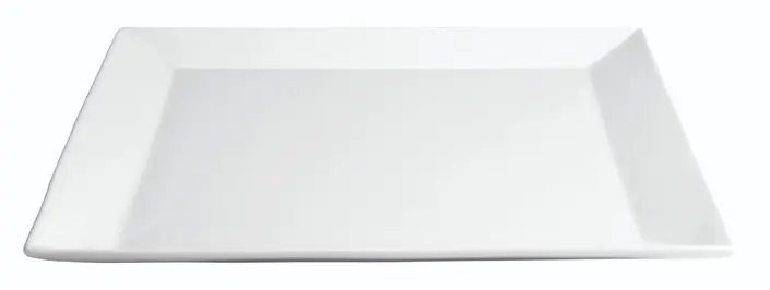 Plato postre Ming porcelana 19x19x2 cm