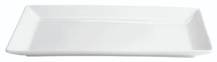 Fuente rectangular Ming porcelana 39x25x3 cm
