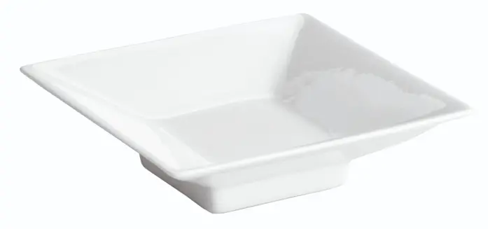 Bol degustación Ming con pie de porcelana 11,5x11,5x3 cm