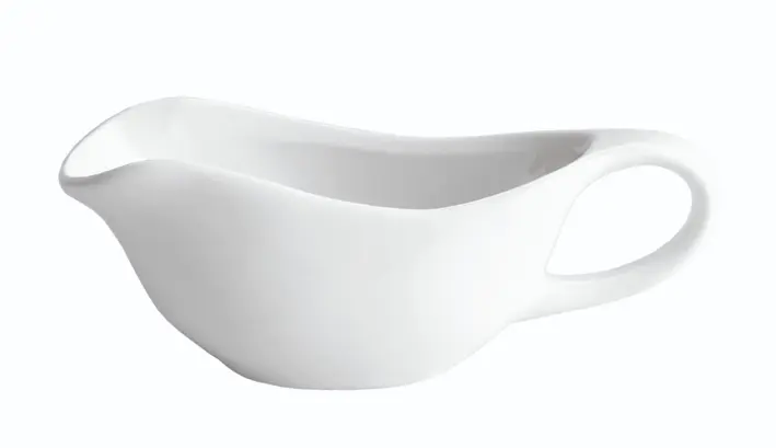 Salsera porcelana con asa 10 cl 14x5,5x5 cm