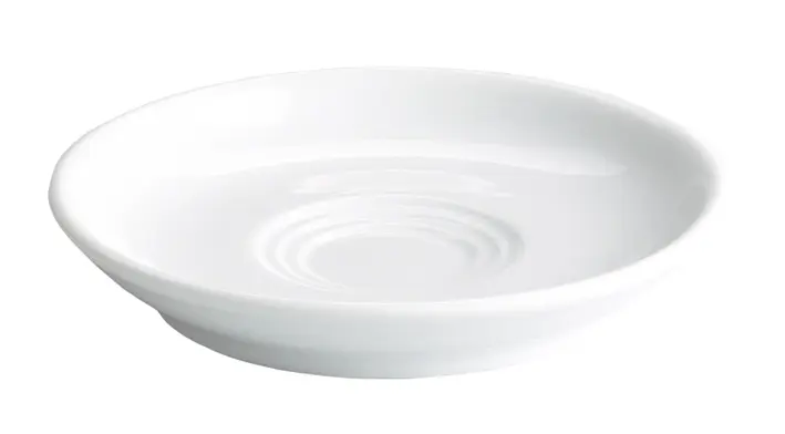 Plato moka / desayuno triple corona Iris 14 cm