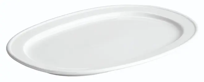 Fuente oval wei 28x17,5x2,5 cm