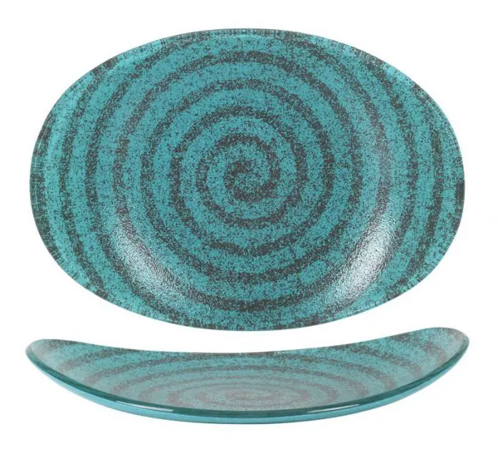 Fuente oval Escargot 25,5x18,5x4 cm